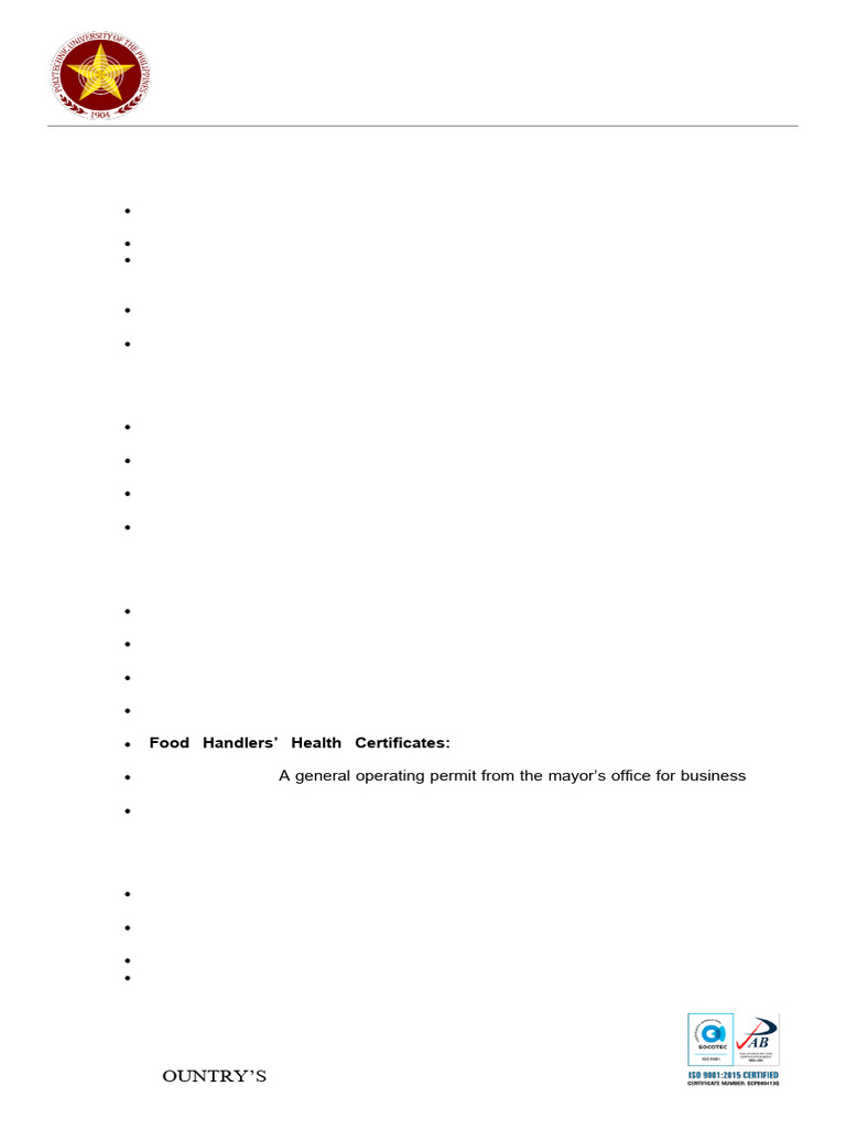 Canteen Operations Guidelines | PDF | Fire Safety | Food Safety
