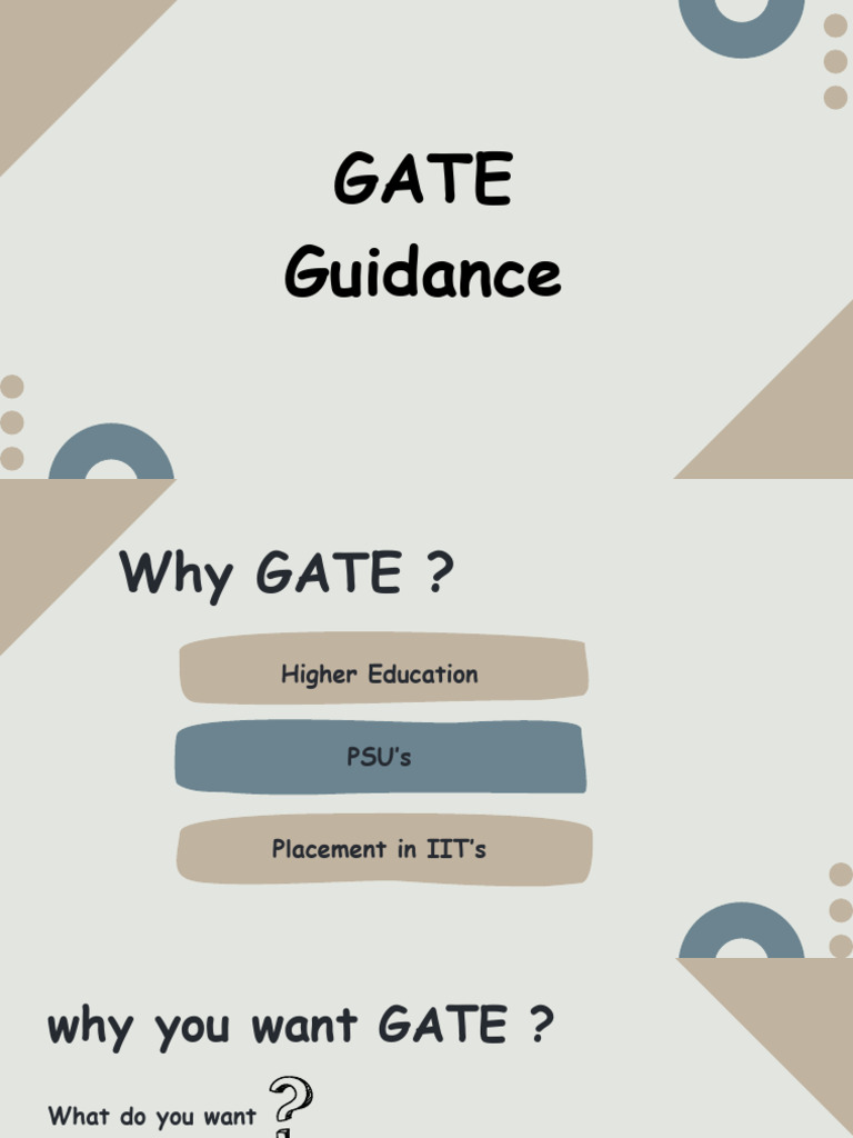 GATE Preparation Guide for Engineering Students | PDF