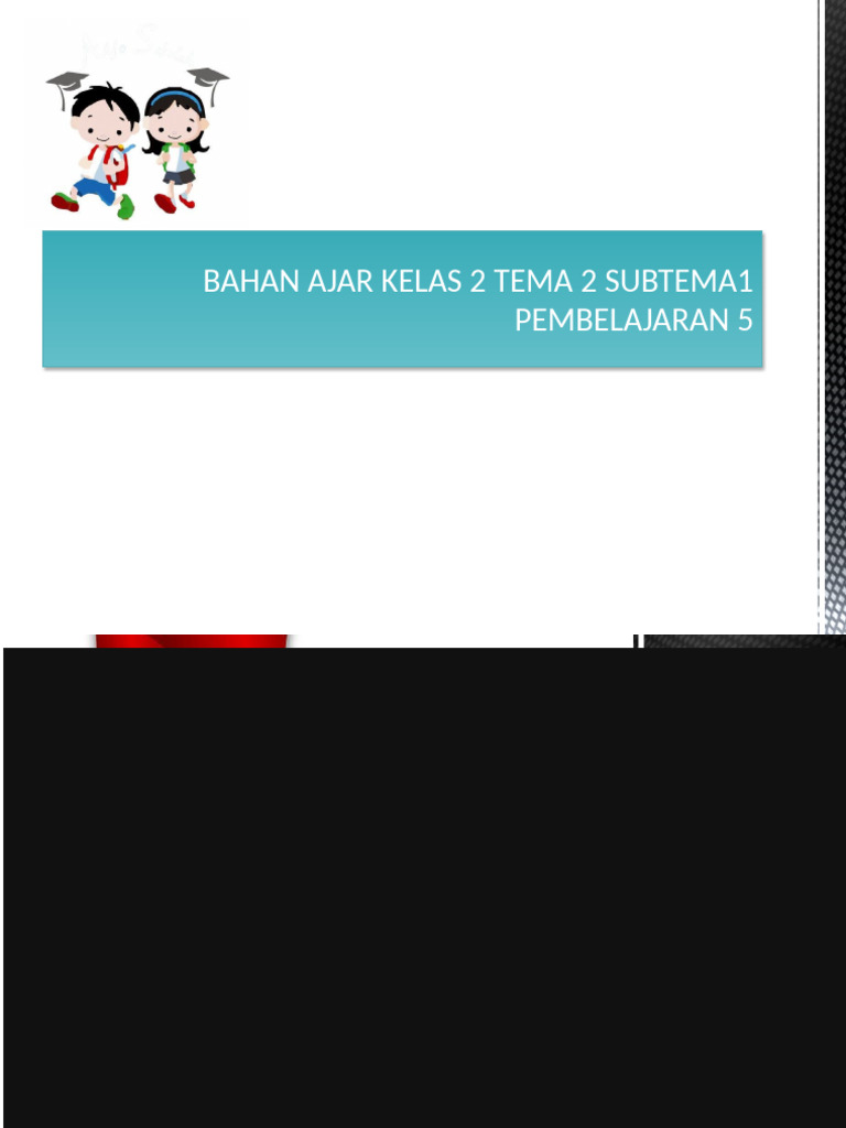 Bahan Ajar Kelas 2 Tema 3 Subtema1 Pembelajaran | PDF