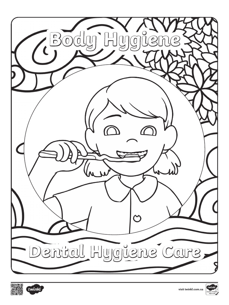 Body Hygiene Coloring Sheets Ver 1 | PDF