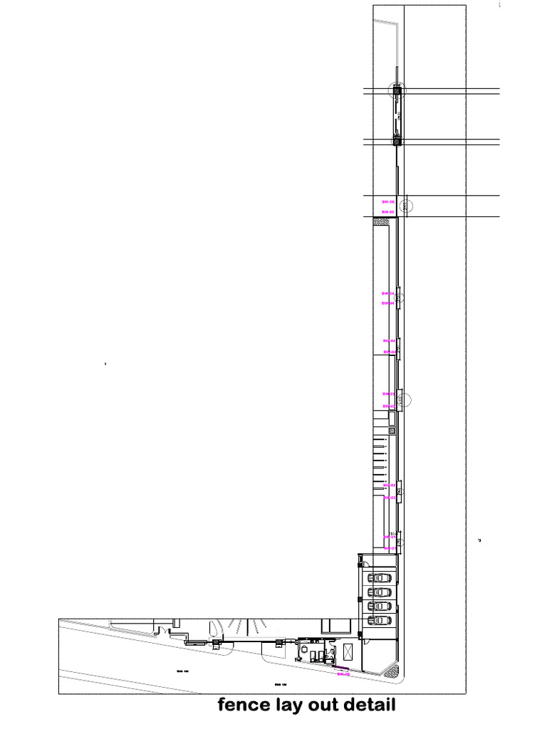 Fence Lay Out Detail | PDF