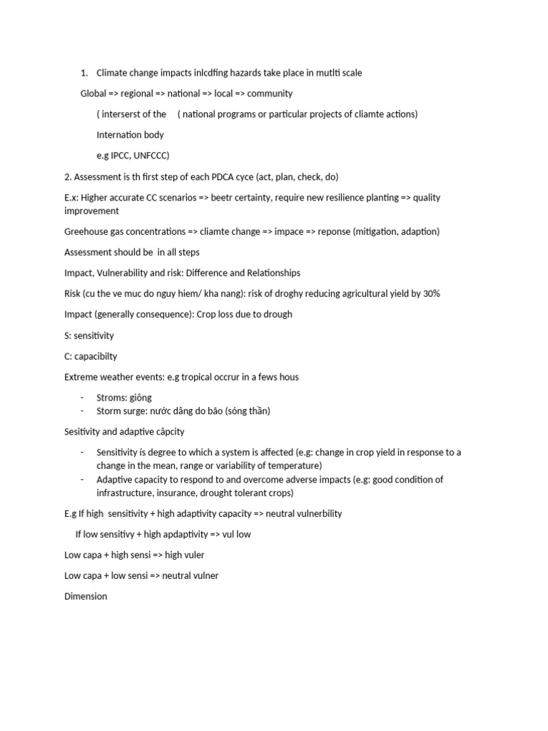 Climate Change Impact Assessment Guide | PDF