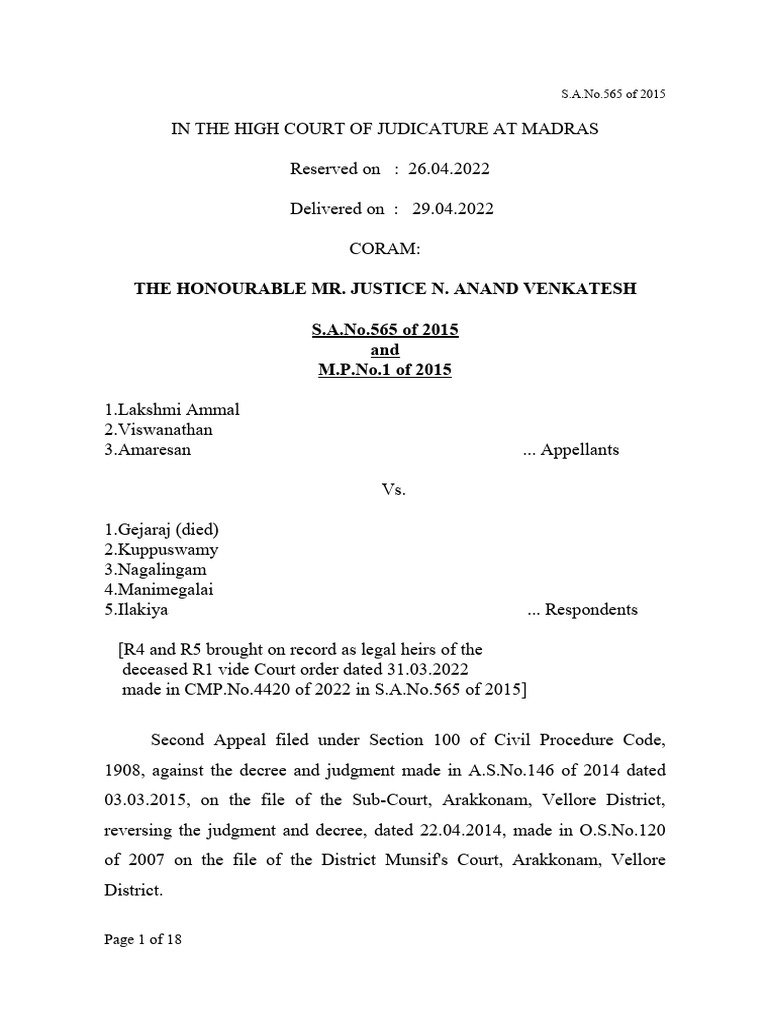 Unregistered Sale Agreement May Be Received As Evidence of Contract in ...