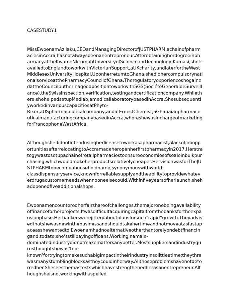 Case Study 1 | PDF