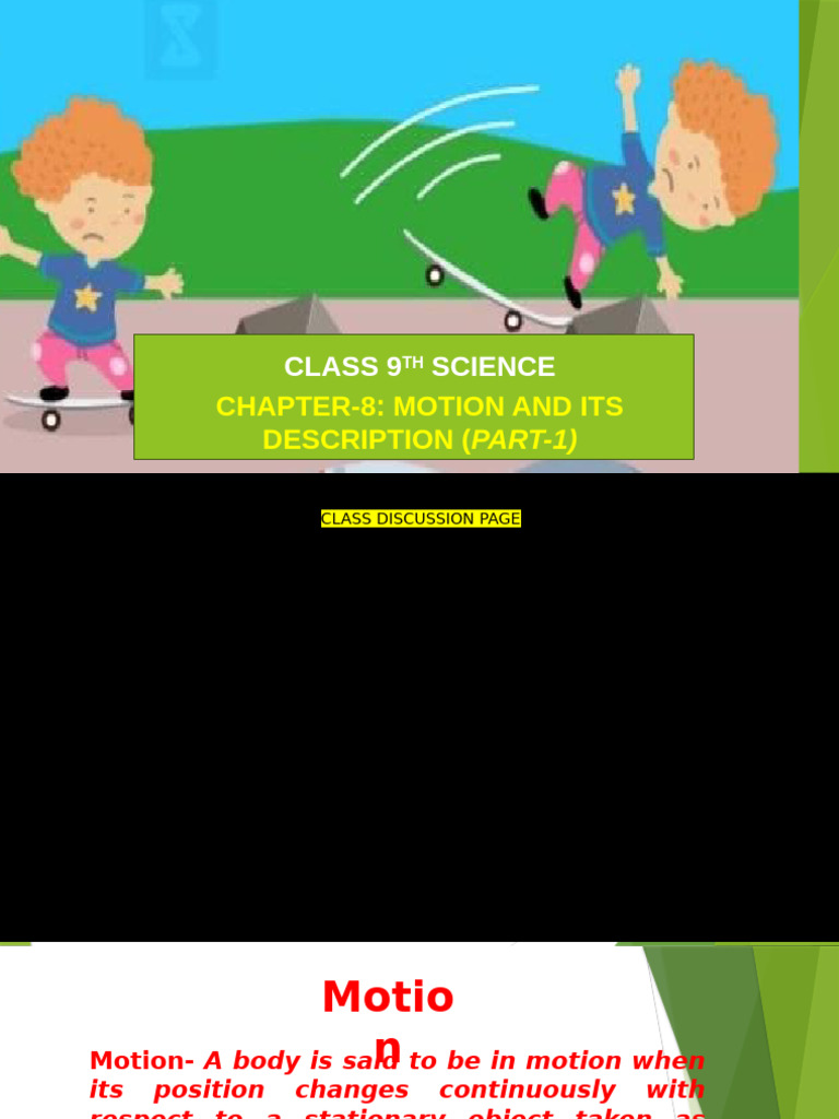 Class 9 Science: Motion Concepts Explained | PDF | Acceleration | Velocity