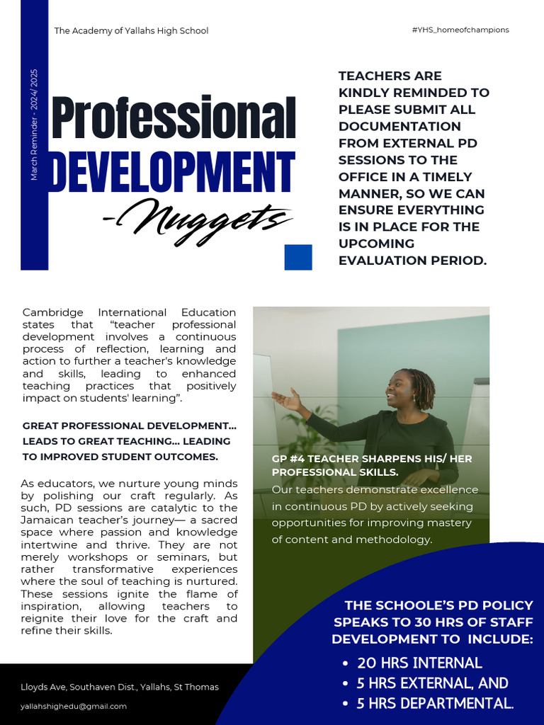 Essential Professional Development for Teachers | PDF | Teachers | Learning