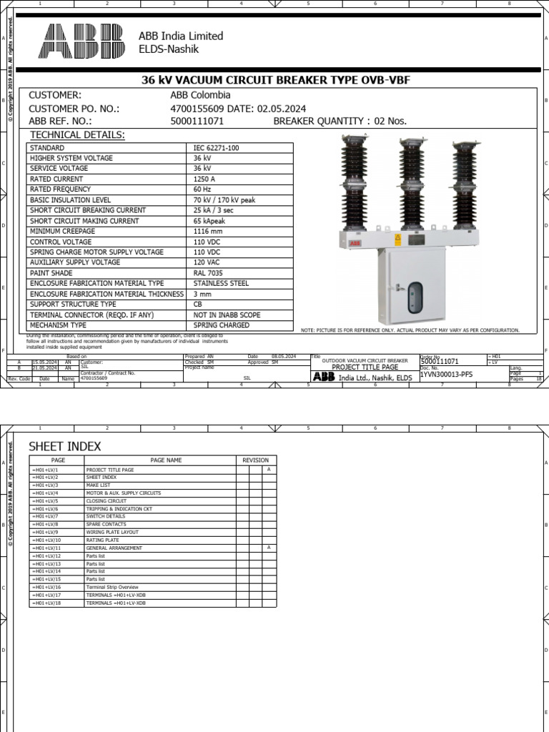 R2 - Drawing - 5000111071 - Colombia SIL VBFNew 02 Nos | PDF ...