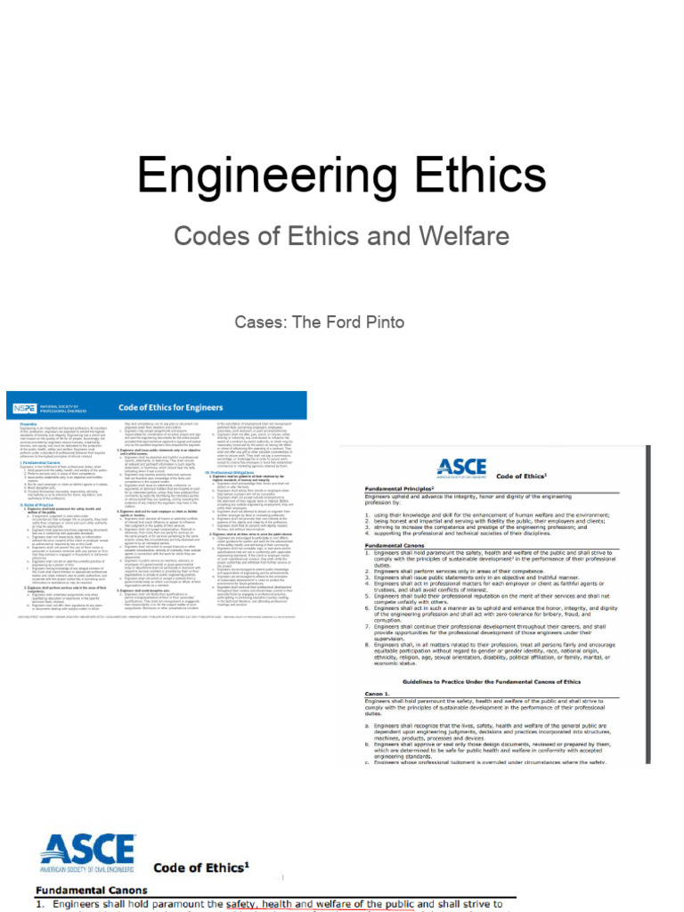 Engineering Ethics - Pinto + Kirki - Tagged | PDF | Risk | Safety