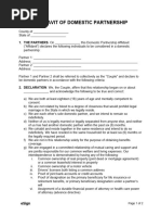 DV25 Domestic Violence Affidavit Form | PDF | Affidavit | Legal Procedure