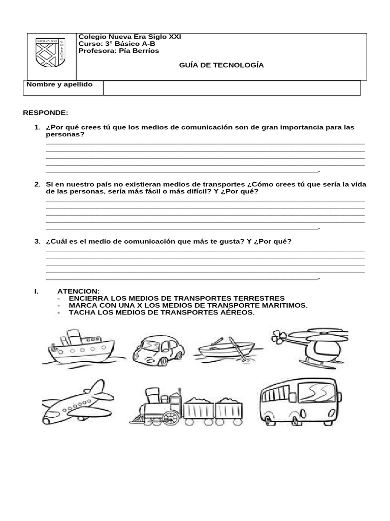 Guia Tecnologia 1 | PDF