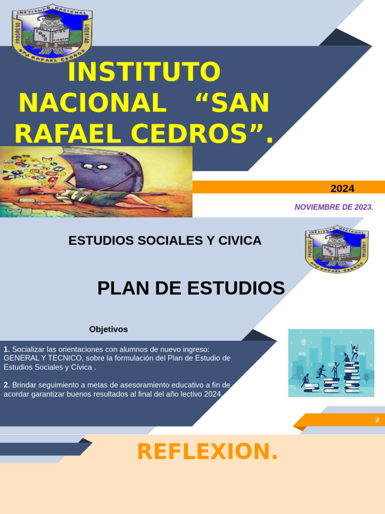 Presentacion Nuevo Ingreso. 2023 | PDF | Plan de estudios | Aprendizaje