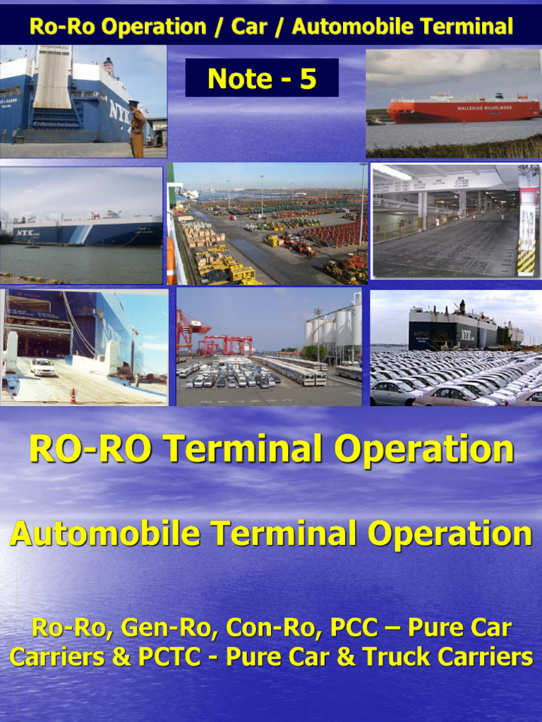 Ro-Ro Vessel Operations Guide | PDF