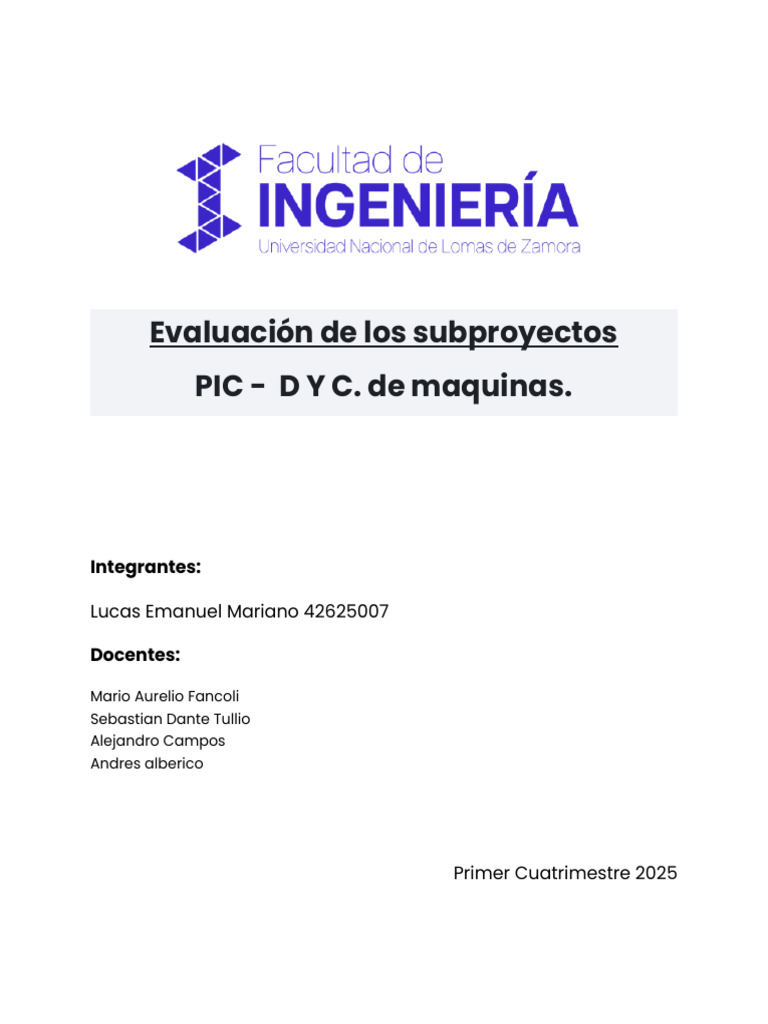 Pic - Diseno y Comp. Maquinas | PDF