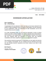 CodeAlpha Internship Offer Letter | PDF