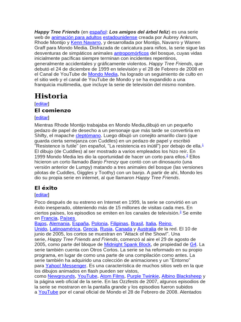 Happy Tree Friends | PDF