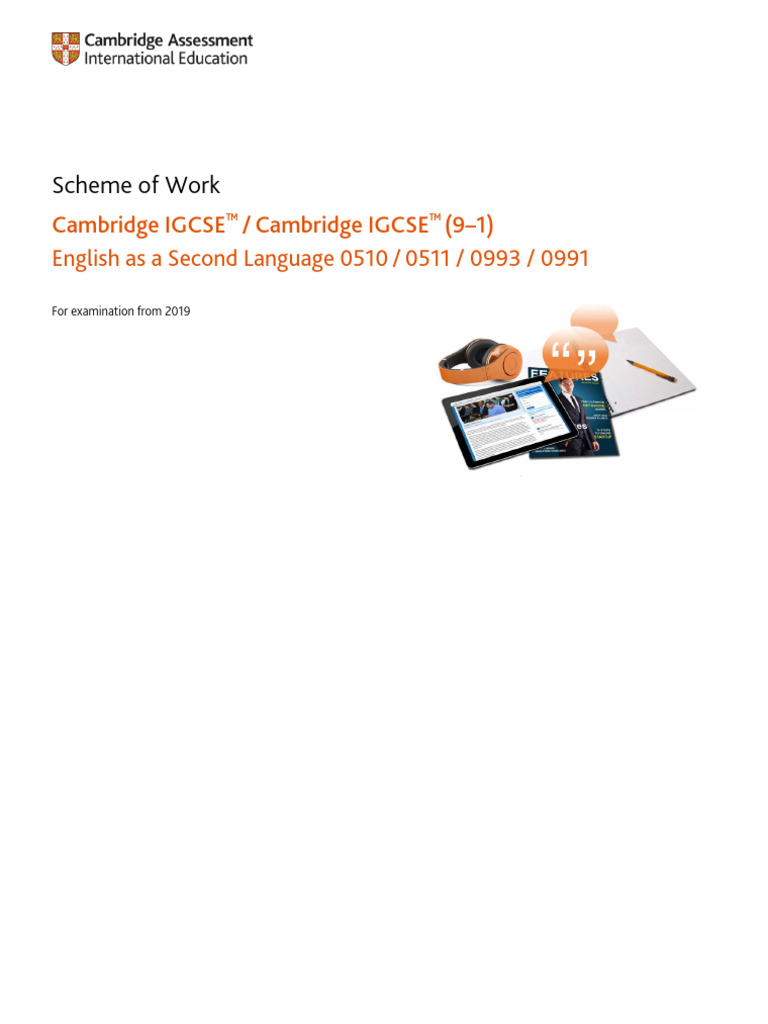 0510_Scheme_of_Work_(for_examination_from_2019) | PDF | Learning ...
