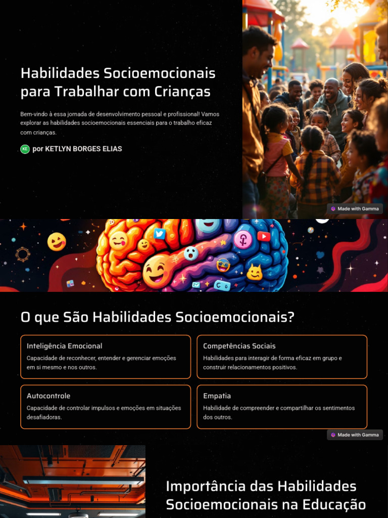 Habilidades Socioemocionais na Educação Infantil | PDF | Inteligência ...