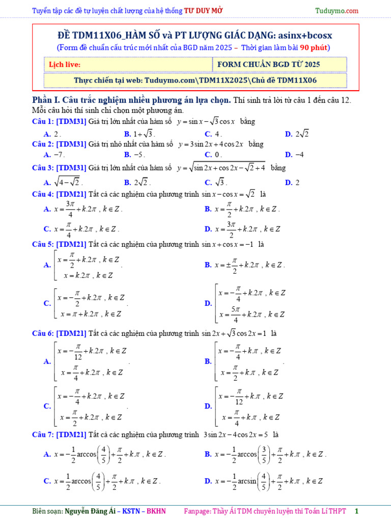 06 Hs Va PTLG Dang Asin Bcos Form Chuan BGD 2025 A | PDF