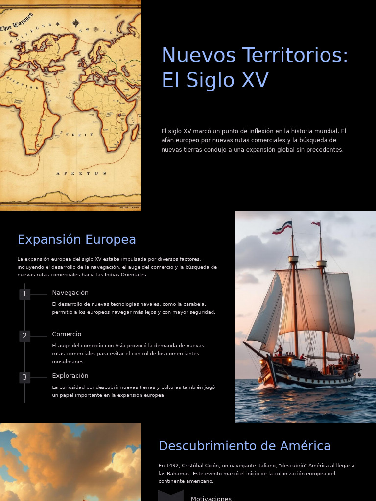 Nuevos Territorios El Siglo XV 1 | PDF | Colonización europea de las ...