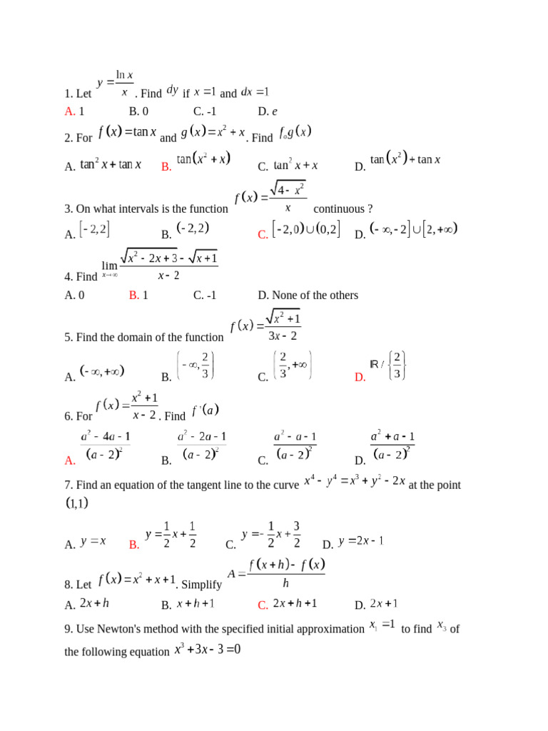 Hardest Math Questions and Solutions | PDF | Eigenvalues And ...