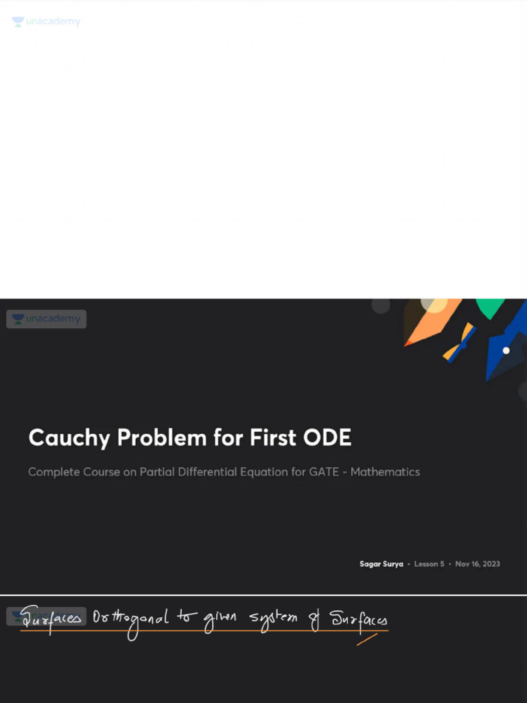 Cauchy Problem For First ODE With Anno | PDF