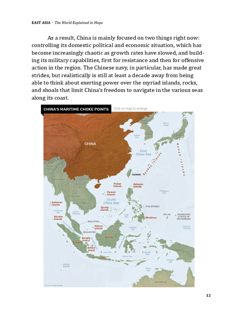 China's Maritime Choke Points Explained | PDF