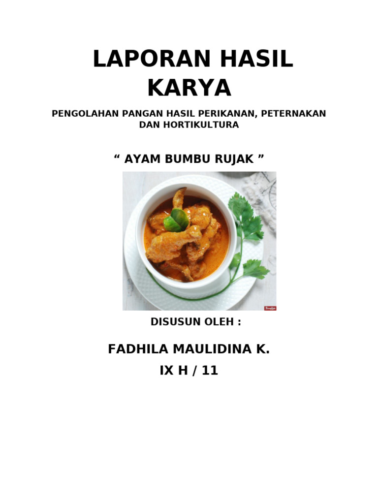 LAPORAN HASIL KARYA (uprak faad) | PDF