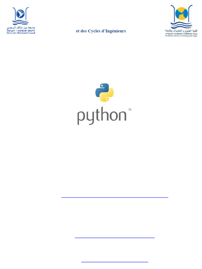 Introduction à la programmation Python | PDF | Variable (informatique ...