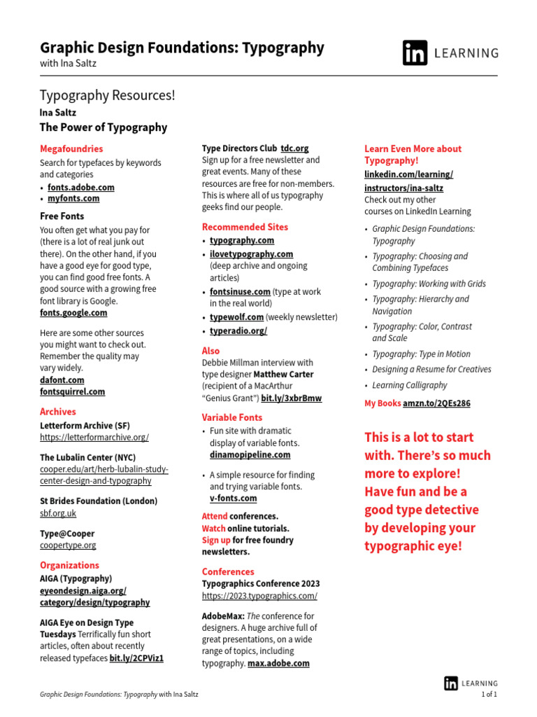 Typography Resources | PDF | Typography | Typefaces
