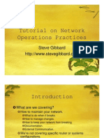 Network Operations Practices Tutorial