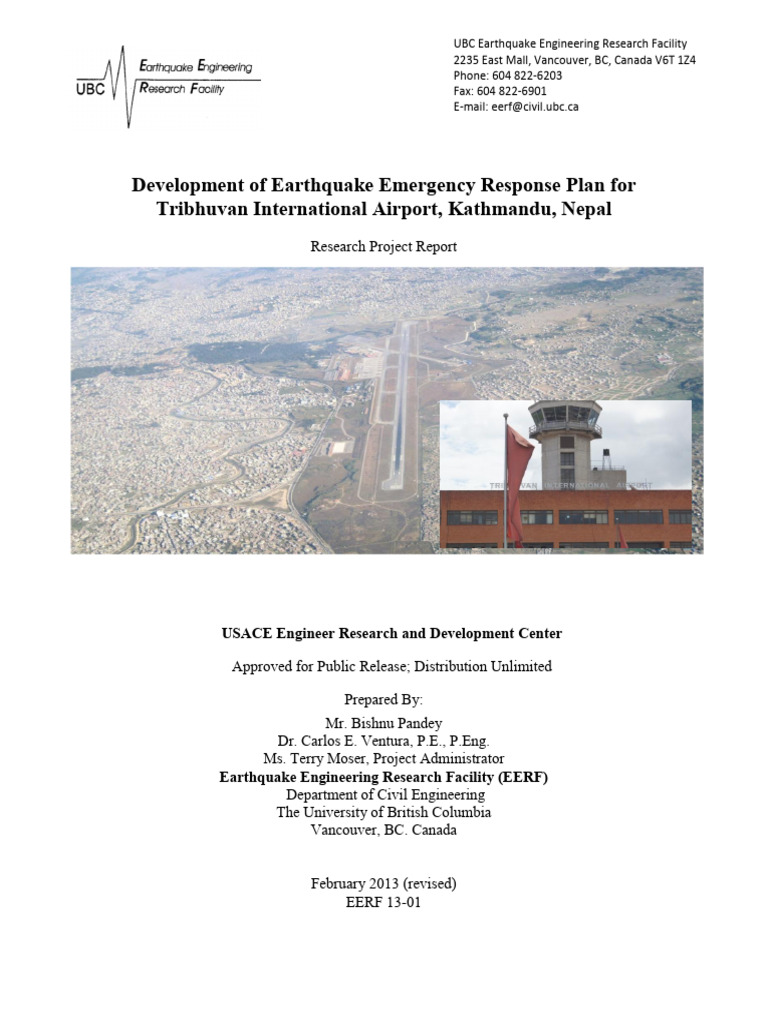 Development - of - Earthquake - Emergency - Resp TIA | PDF | Emergency ...