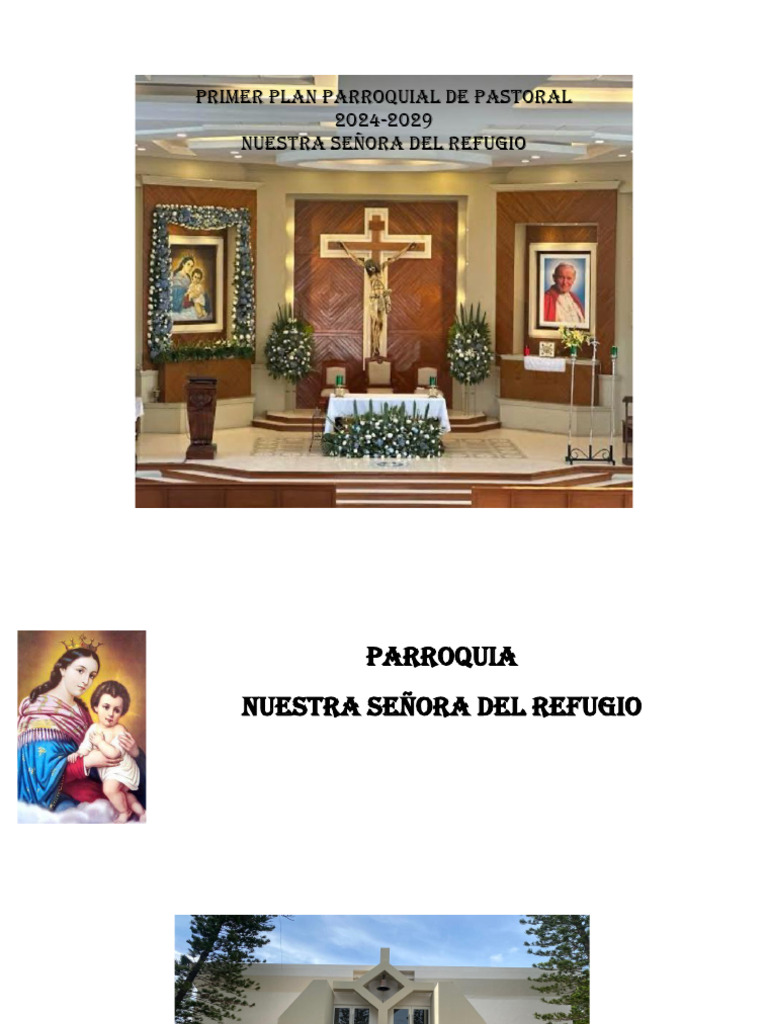 PLAN PARROQUIAL DE PASTORAL NSR. Sept. 2024 Copia 5 | PDF | eucaristía ...