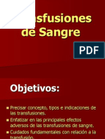 Transfusiones de Sangre