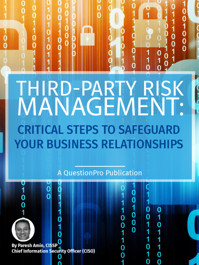 Third Partyriskebook | PDF | Risk Management | Risk