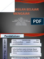 Keberhasilan Belajar Mengajar Baru