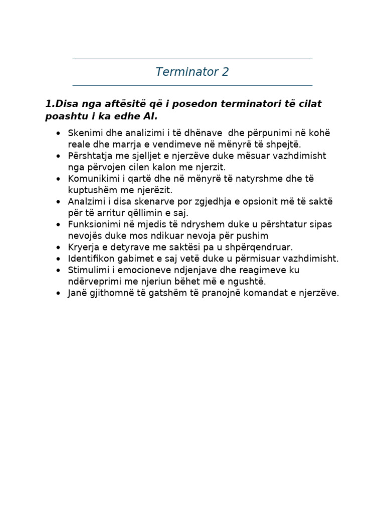 Terminator | PDF