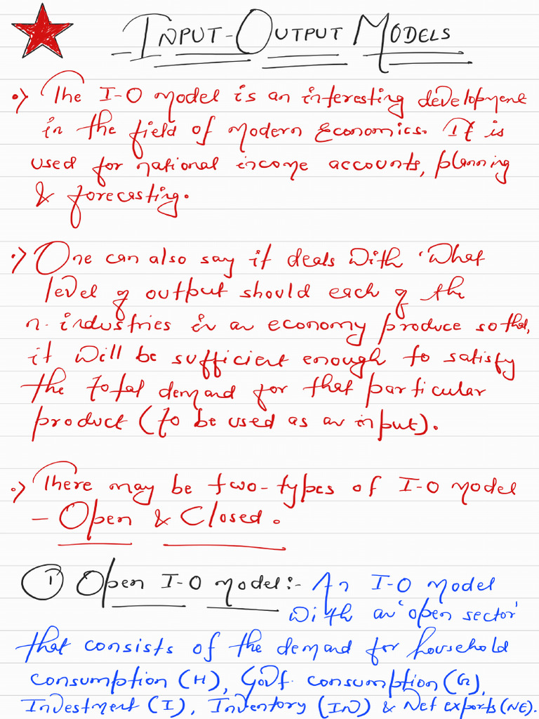 Input Output Model 1726123893 | PDF