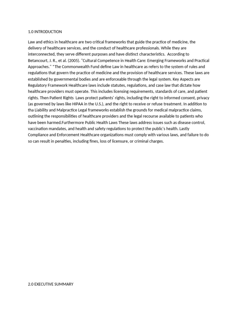 Legal and Ethical Standards in Healthcare | PDF | Informed Consent ...
