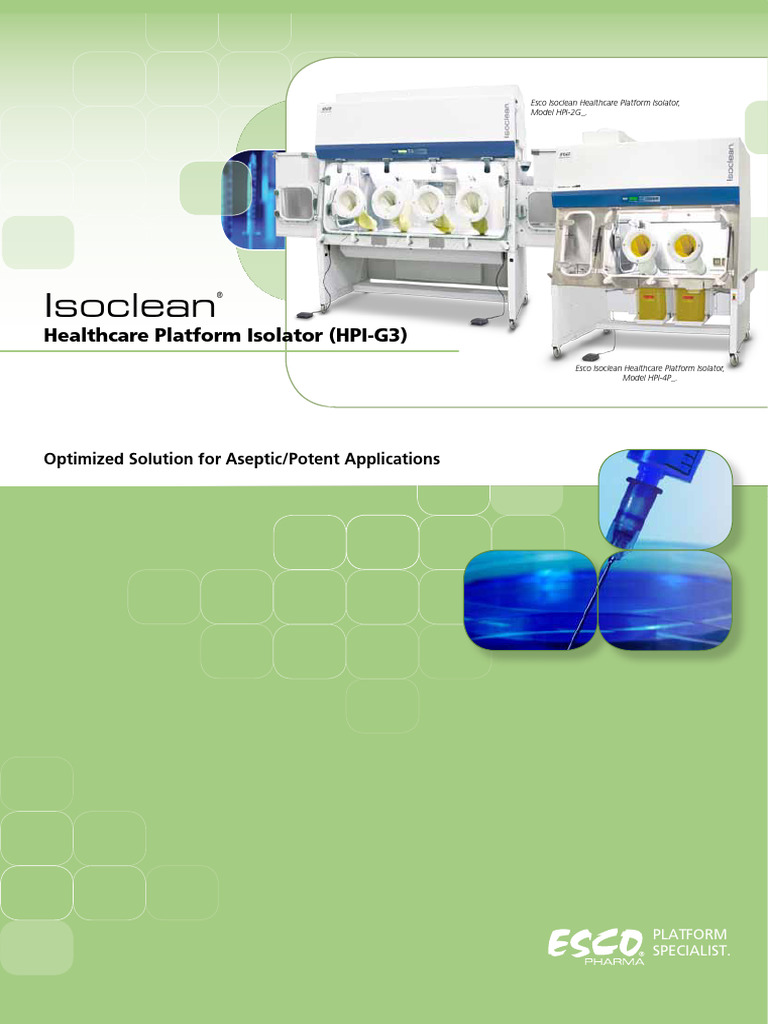 Isoclean HPI Gen3 A4 Brochure LR | PDF | Sterilization (Microbiology ...