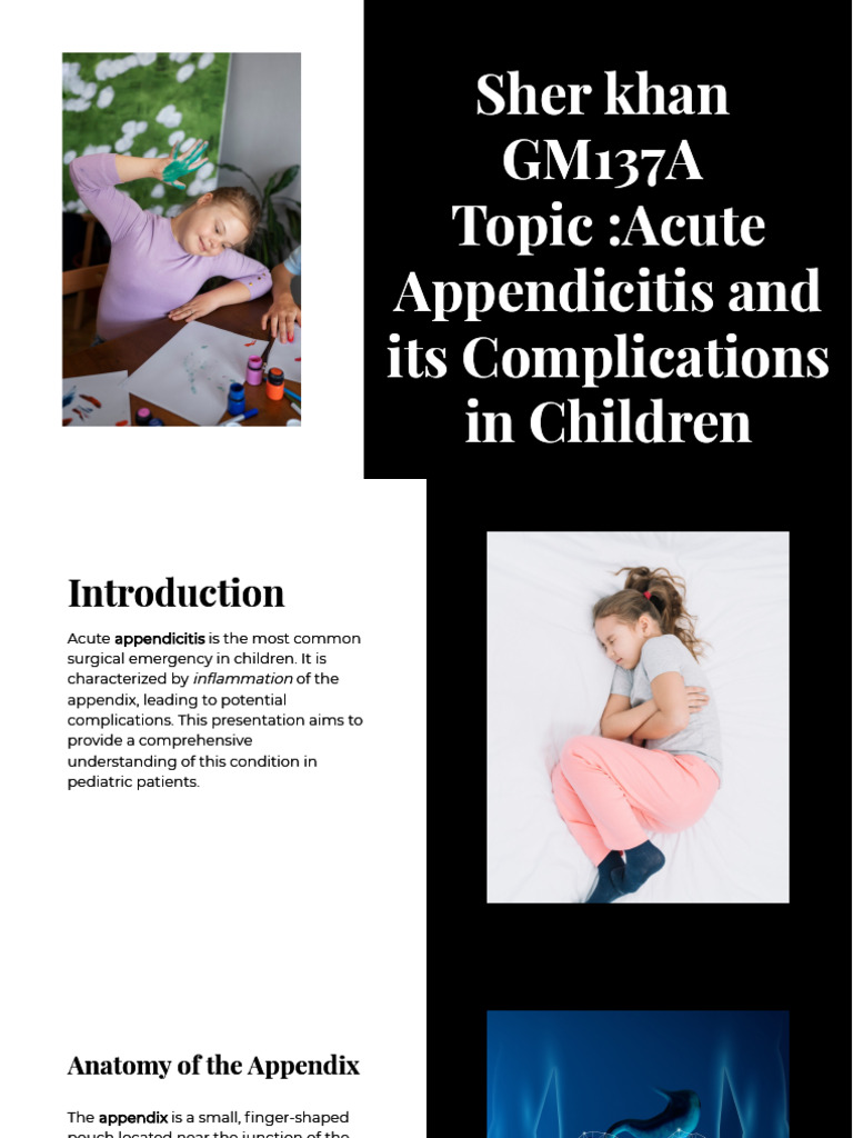 Acute Appendicitis in Children: Overview | PDF | Gastroenterology ...