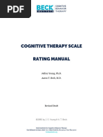 Cognitive Therapy Scale - Revised (CTS-R) | PDF | Psychotherapy ...