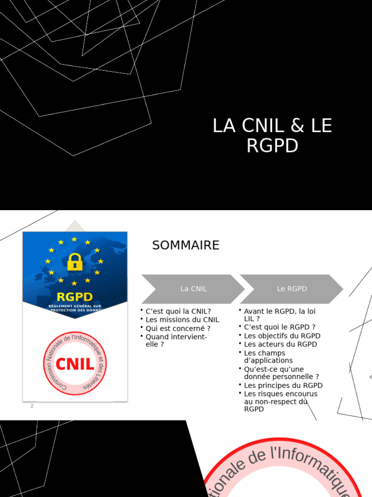 La CNIL et le RGPD : Guide essentiel | PDF | Vie privée et informatique