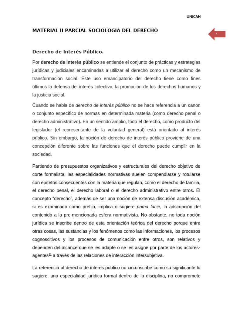 Derecho de Interés Público y Transformación Social | PDF | Interés ...