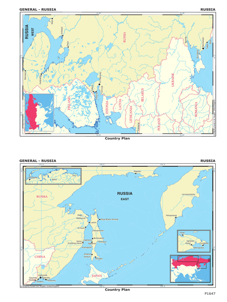 Overview of Russian Ports and Canals | PDF