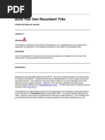 Download Build Your Own Recumbent Trike by Arte Colombiano SN84771738 doc pdf