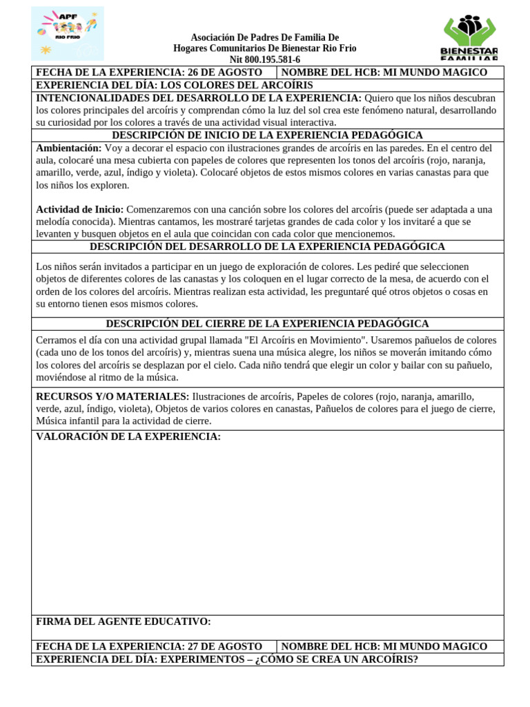 Actividades Interactivas sobre el Arcoíris | PDF | Color | Arco iris
