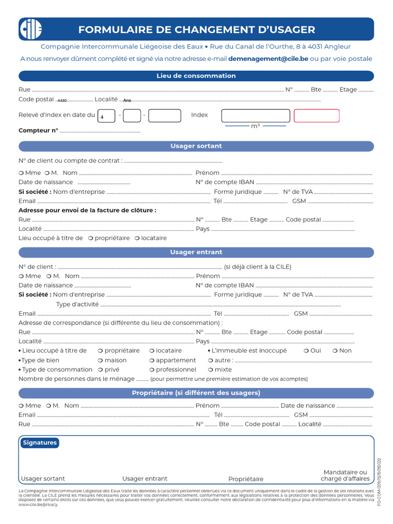 CHGT Usager | PDF