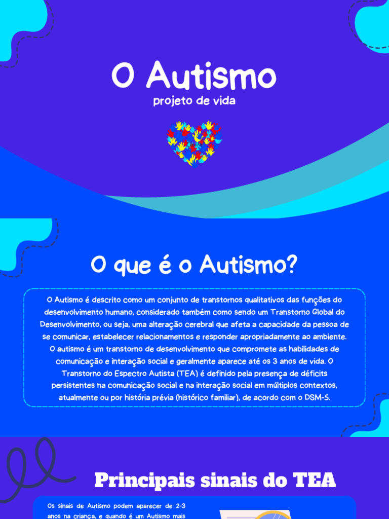 Entendendo o Transtorno do Espectro Autista | PDF | Autismo | Psicologia