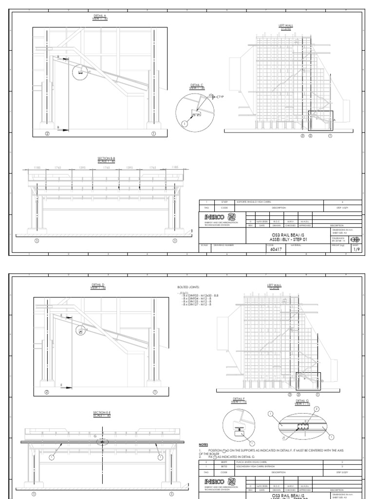 OS3 Rail Beams Assembly Steps Guide | PDF