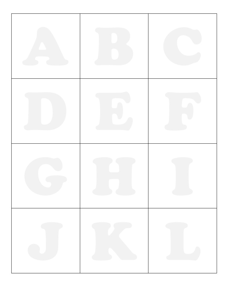 Alphabet Sequence Overview | PDF